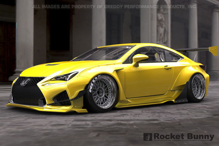 GReddy Rocket Bunny Front Over-Fenders +45mm | 2015+ Lexus RC F (17010255)