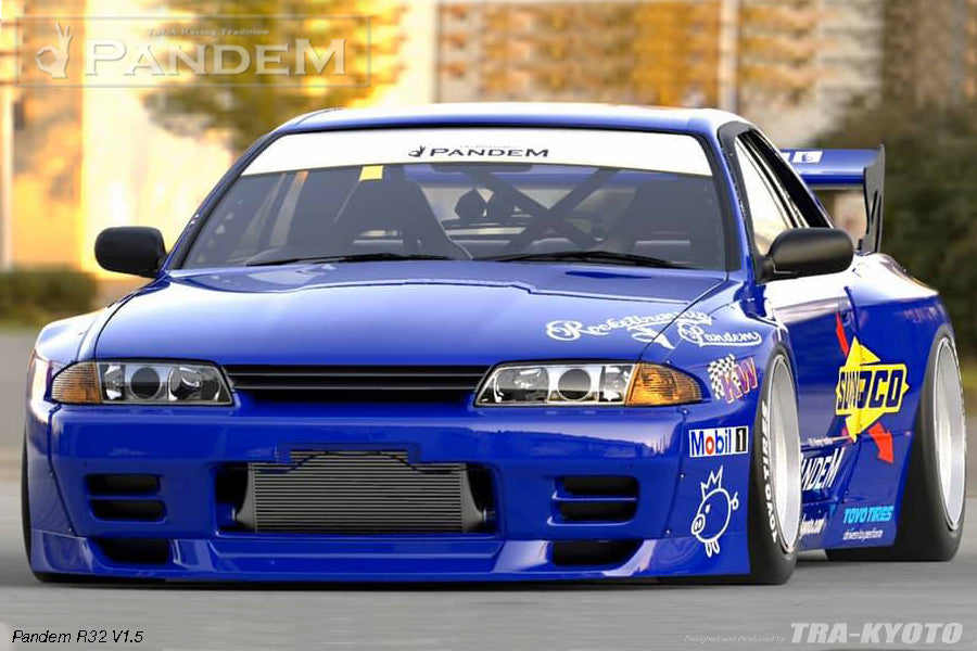 GReddy Pandem V1.5 Front Lip | 1989-1994 Nissan Skyline GTR (17020627)