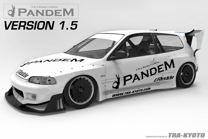 GReddy Pandem Rocket Bunny Full Wide-Body Aero Kit V1.5 | 1992-1998 Honda Civic (17050120)