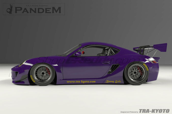 GReddy Pandem Rocket Bunny Side Skirts Only | 2009-2012 Porsche Cayman (17090504)