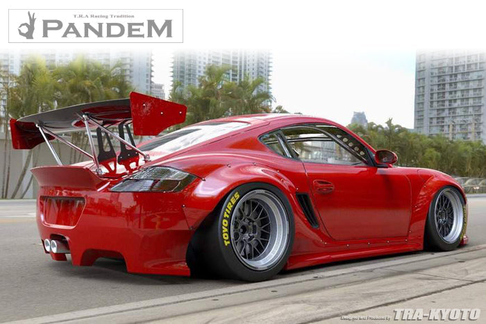 GReddy Pandem RB V2 Rear Over-Fenders | 2009-2012 Porsche Cayman (17090526)