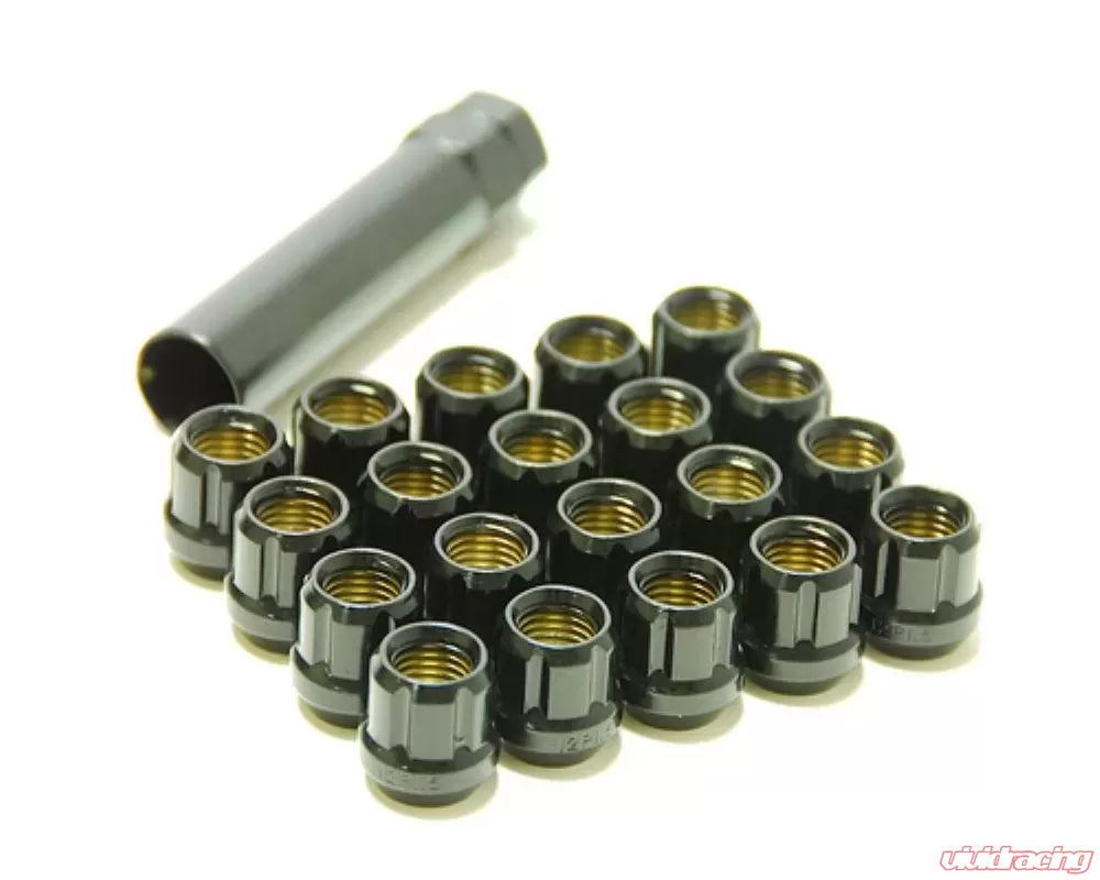 Muteki 12x1.50 Deep Black Open End Lug Nuts