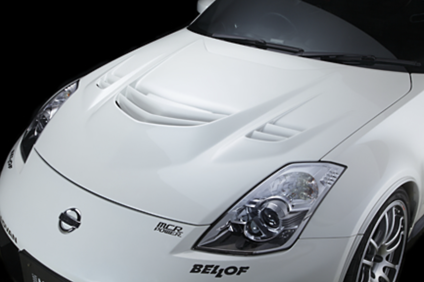 MCR Cooling Bonnet Hood (FRP) Nissan 350Z Z33