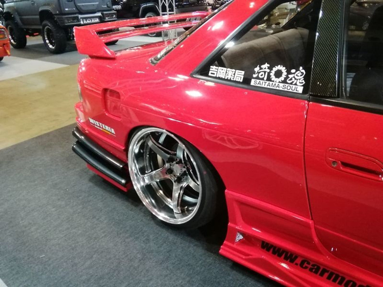 Car Modify Wonder Glare Twin Blade S13 Silvia Rear Wing