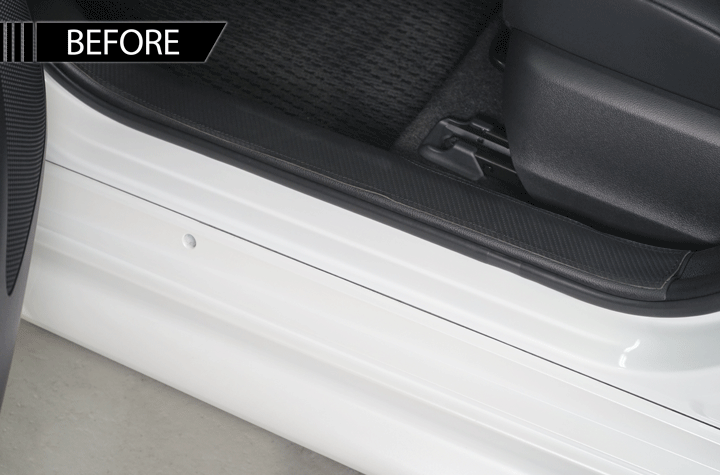 Toyota GR Corolla Side Step Protection Film Front 2 Pieces