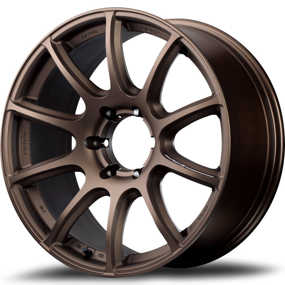 Gram Lights 57Trans-X Overseas 18X9.0+00 5-127 Dark Bronze/Machining Wheel