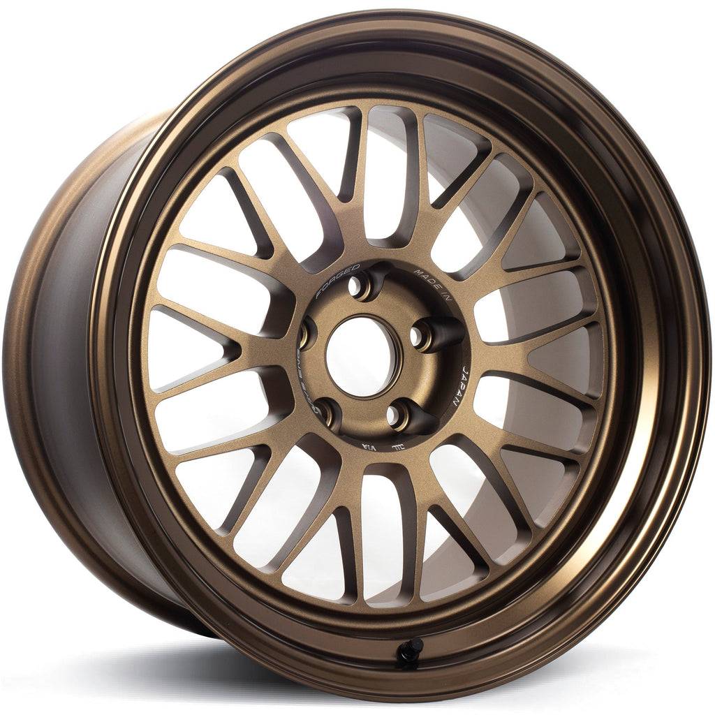 Volk Racing 21A 18X10.5+30 5-112 Bronze Wheel