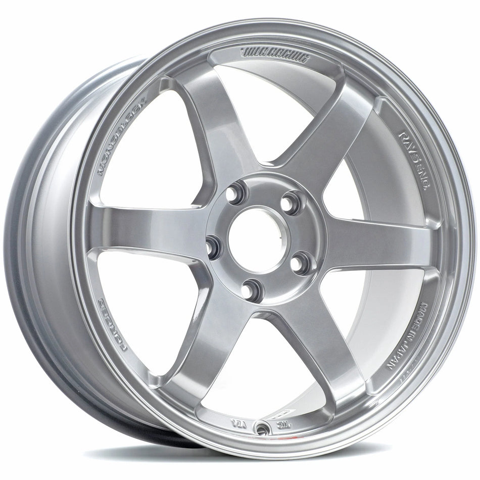 Volk Racing TE37SL 18X9.5+40 5-114.3 Titanium Silver Wheel