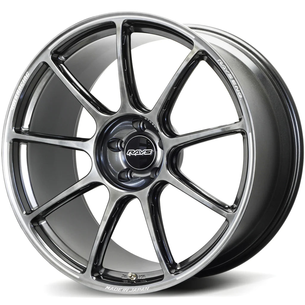 Volk Racing GT090 20X9.0+35 5-114.3 Shining Black Metal Wheel