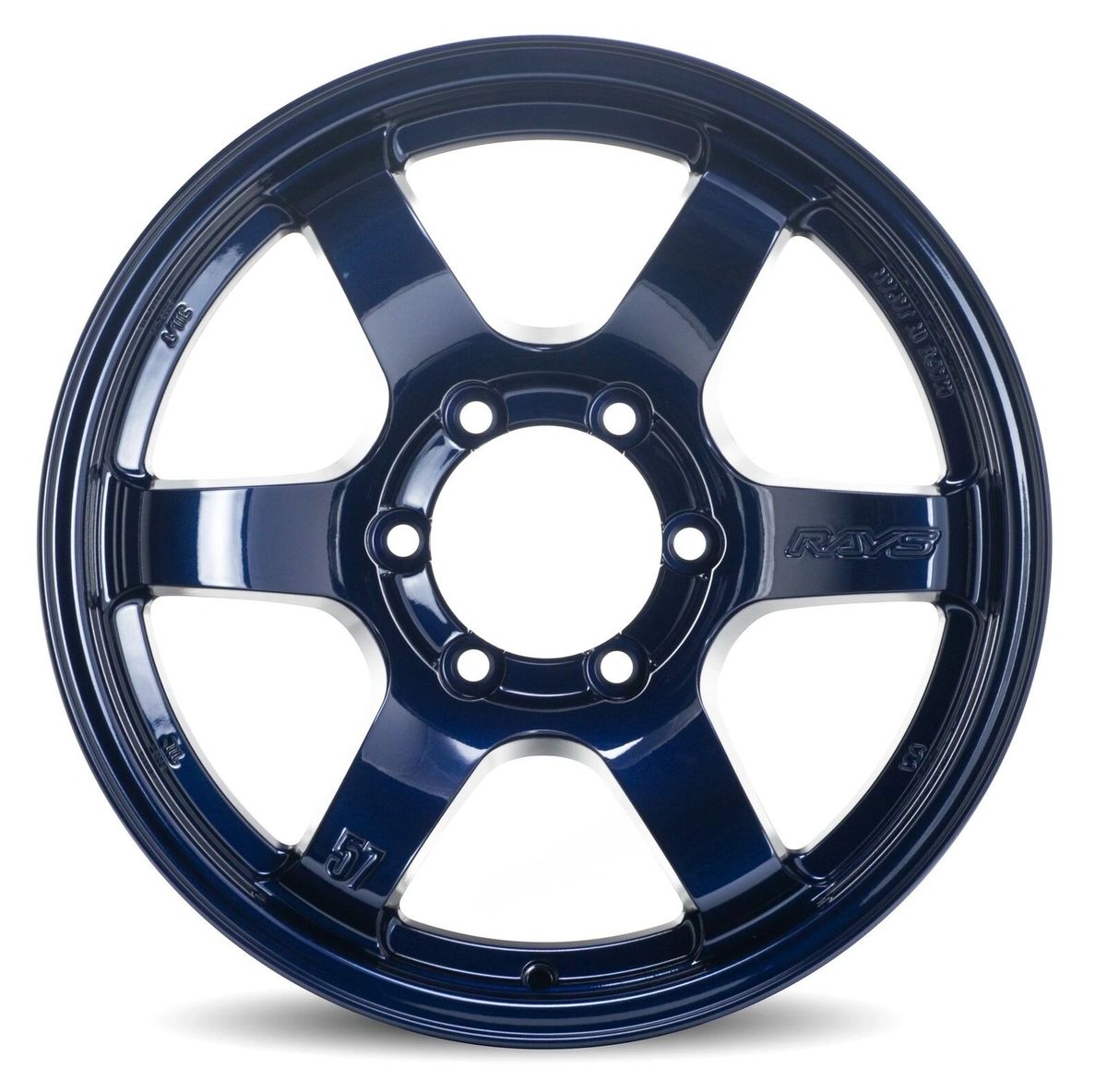 Gram Lights 57DR-X 18X9.0+00 6-139.7 Eternal Blue Pearl Wheel