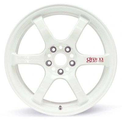 Gram Lights 57DR 15X8.0+35 5-114.3 White Wheel