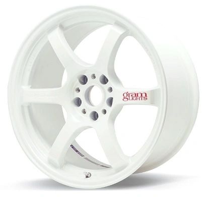 Gram Lights 57DR 15X8.0+35 5-114.3 White Wheel