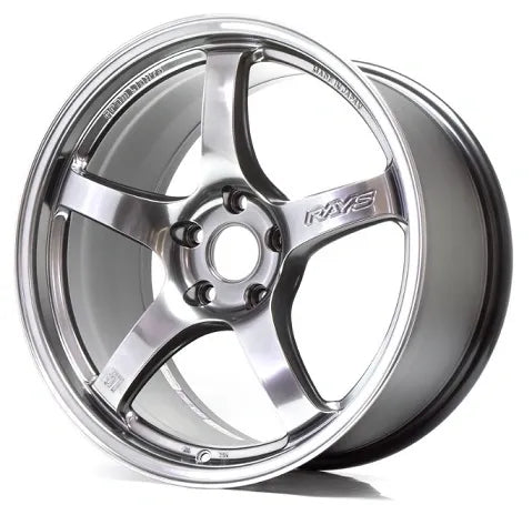 Gram Lights 57CR 18X9.5+22 5-114.3 Grace Silver Wheel