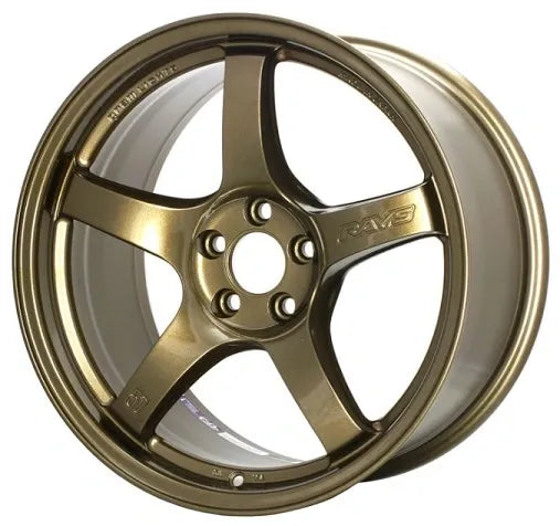 Gram Lights 57CR 18X9.5+38 5-100 Almite Gold Wheel