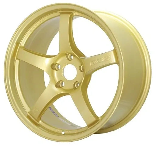 Gram Lights 57CR 18X9.5+38 5-114.3 E8 Gold Wheel