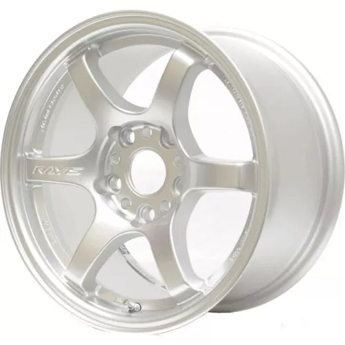 Gram Lights 57CR 15X8.0+35 5-114.3 Grace Silver Wheel