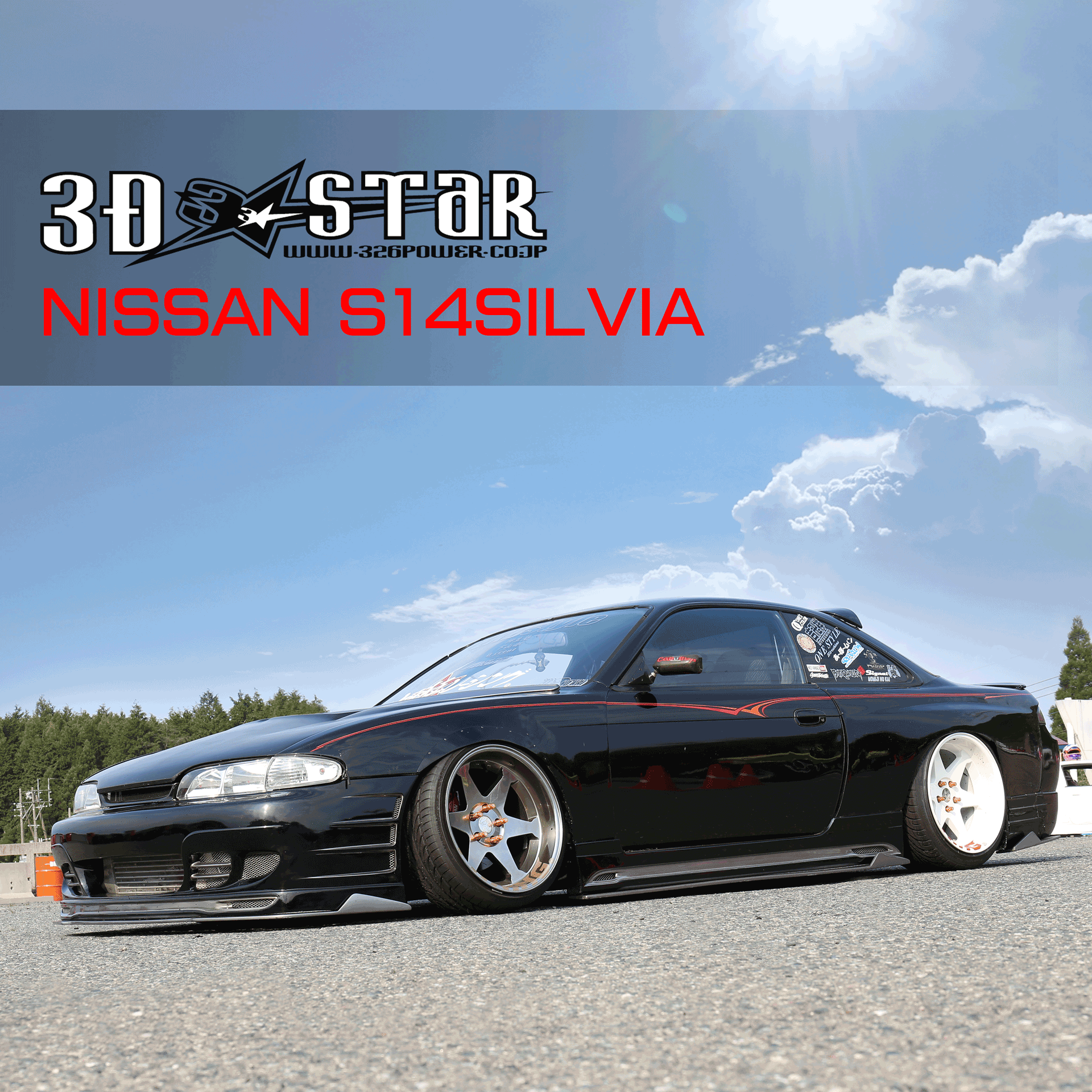 326POWER 3D STAR S14 Zenki Body Kit