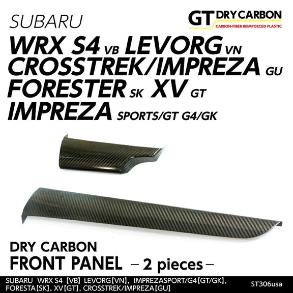 Axis Parts WRX VB Dry Carbon Front Panel Cover