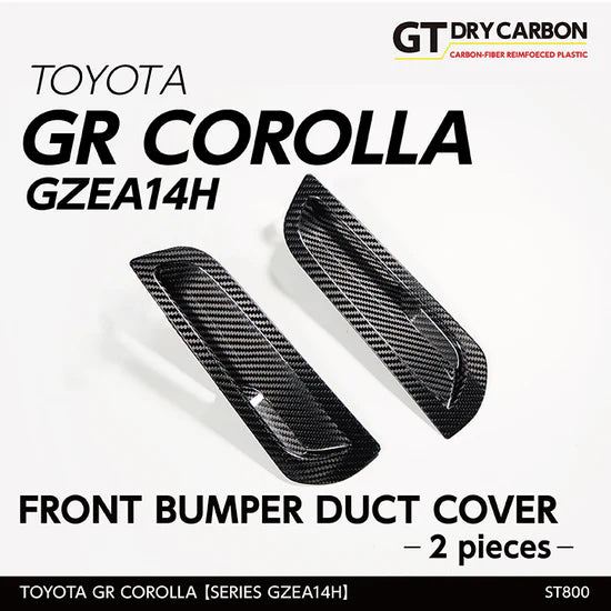 Axis Parts GR Corolla Dry Carbon Front Bumper Duct Cover 2pcs/st800