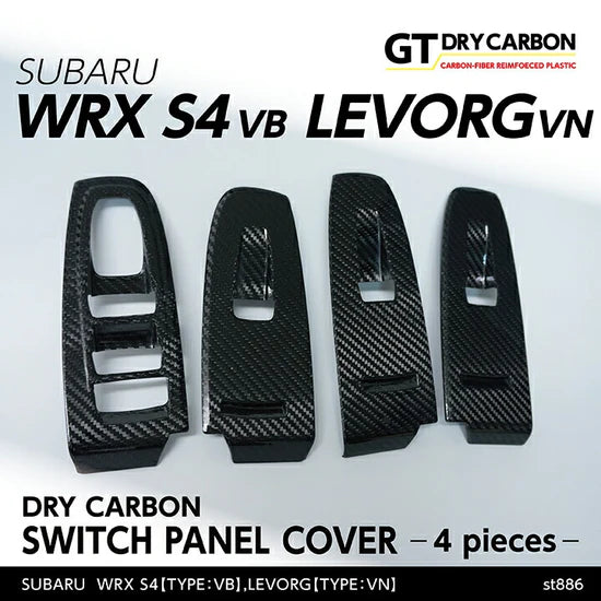 Axis Parts WRX Levorg Switch Panel Cover Dry Carbon