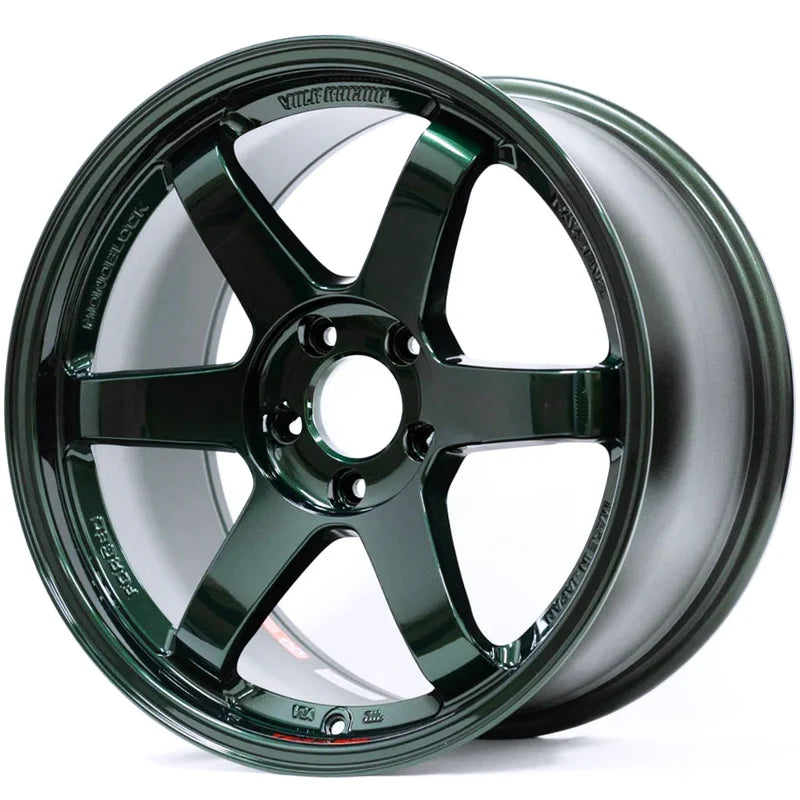 Volk Racing TE37SL 18X9.5+22 5-120 Racing Green Wheel