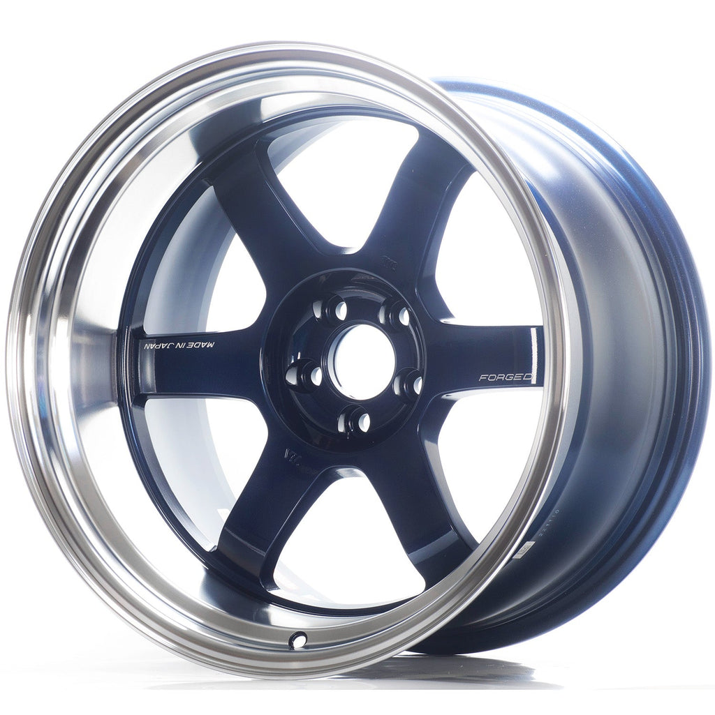 Mag Blue Rims Volk Racing TE37V MK-II 18X11.0-30 5-100 Mag Blue / Rim DC Wheel ...