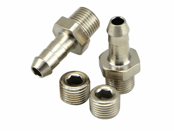 Turbosmart 1/8in NPT 6mm Hose Tail Fittings and Blanks - REWRK Collective