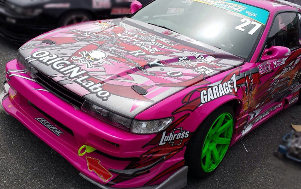 Nissan S13 Origin Lab Vented Hood Type II