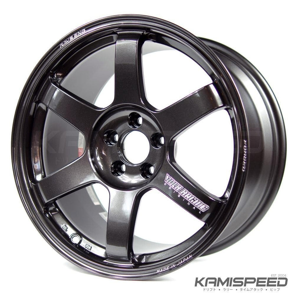 Volk Racing TE37 Saga 17X8.0+26 5-110 Diamond Dark Gunmetal Wheel