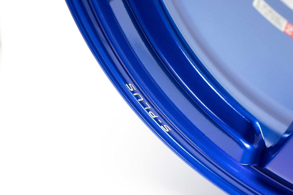 Volk Racing TE37 Saga S-Plus 18X9.5+38 5-114.3 Hyper Blue Wheel