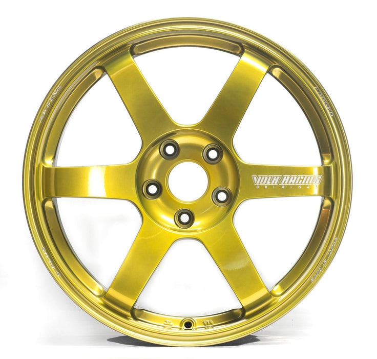 Volk Racing TE37 Saga S-Plus 18X9.5+38 5-114.3 Hyper Gold Wheel