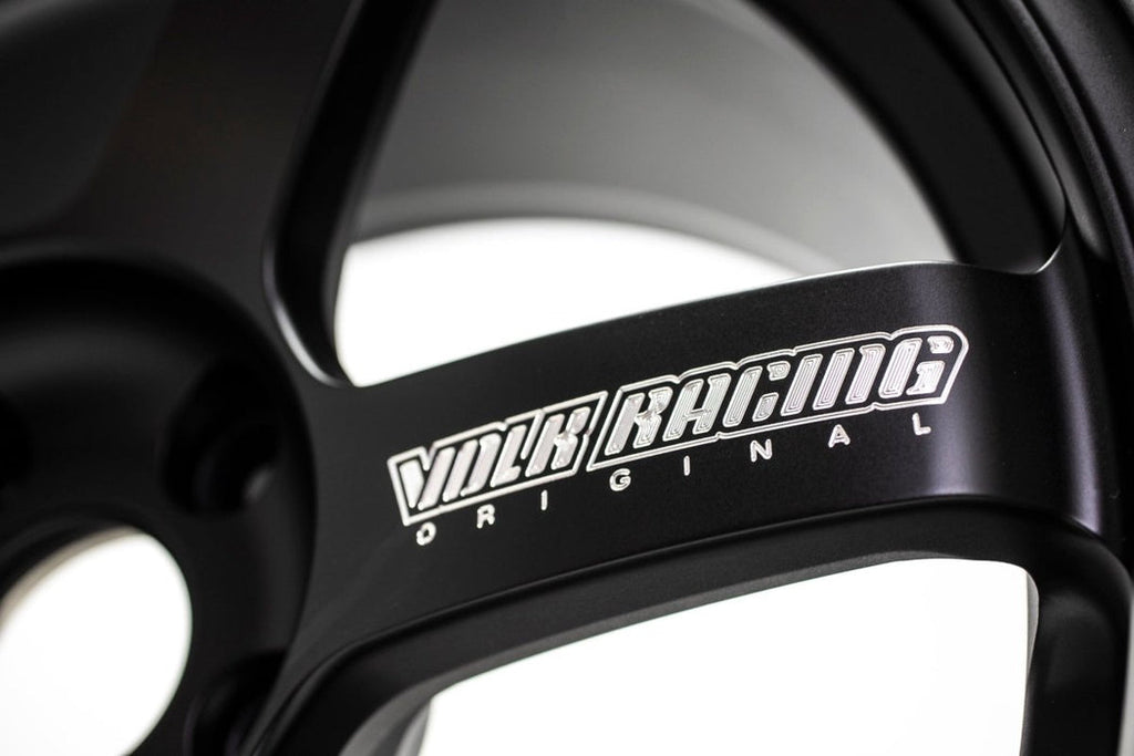 Volk Racing TE37 Saga S-Plus 18X9.5+38 5-114.3 Matte Black Wheel