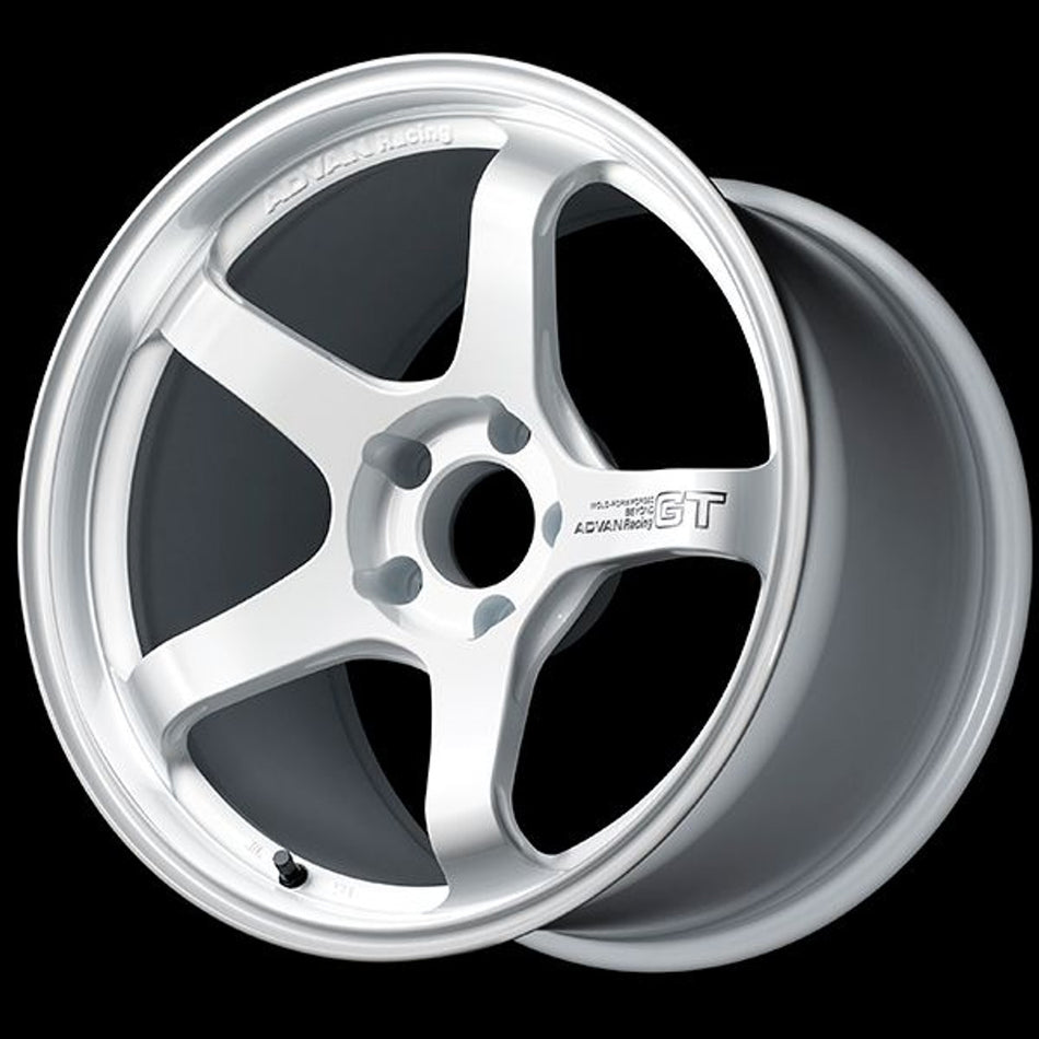 Advan GT Beyond 18x9.5 +45 5-100 Racing White Wheel - REWRK Collective