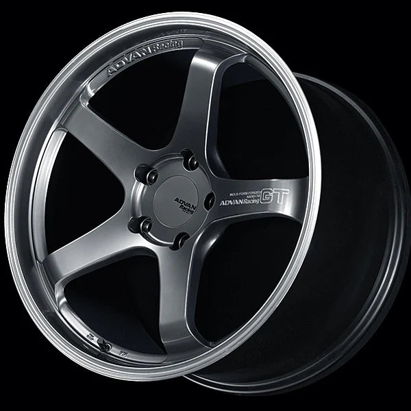 Advan GT 20X9.0+48 5-112 Semi Gloss Black Wheel